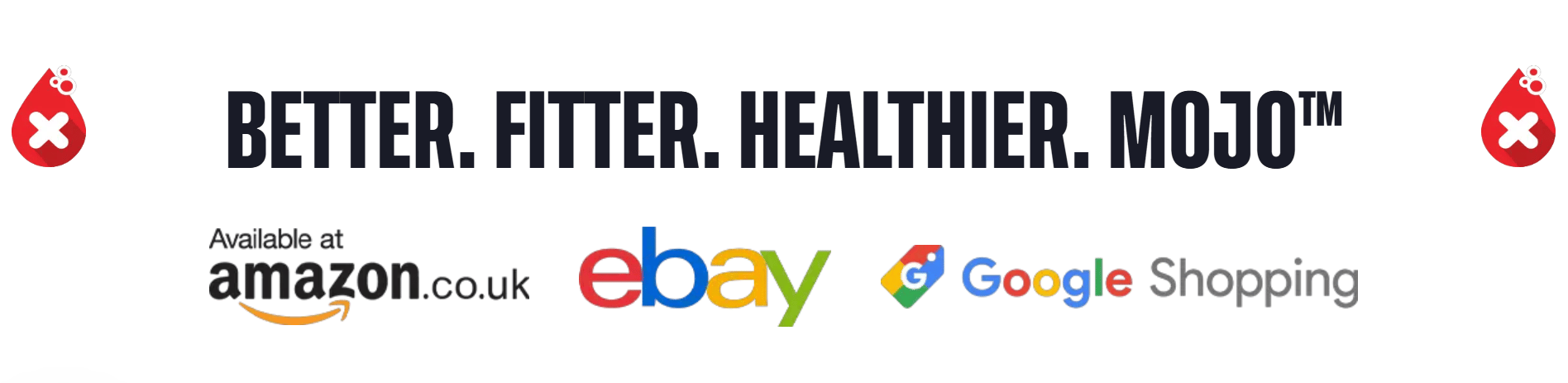 Lepiej. Sprawniej. Zdrowiej. Mojo™ — dostępne na Amazon.co.uk, eBay i Google Shopping