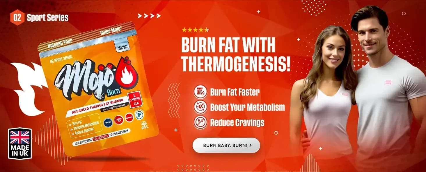 Mojo Burn — zaawansowany spalacz termiczny — spalaj tłuszcz termogenezą: spalaj tłuszcz szybciej, podnieś metabolizm, zmniejsz apetyt. Spalaj, spalaj, spalaj!