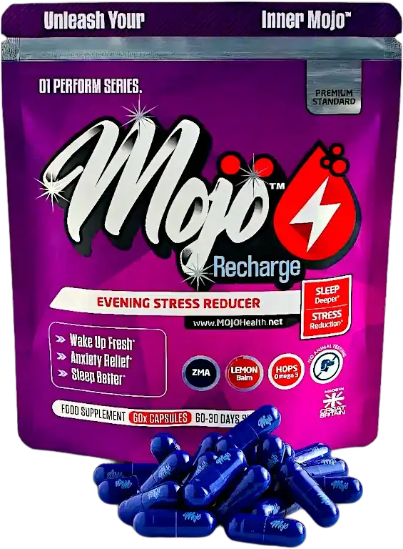 Mojo Recharge Sen 5htp Melatonina L Tryptofan L Teanina Suplement na nastrój 2